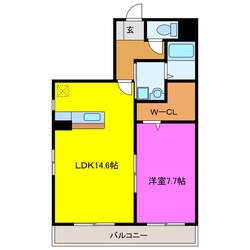 磐田ヒルズⅢの物件間取画像